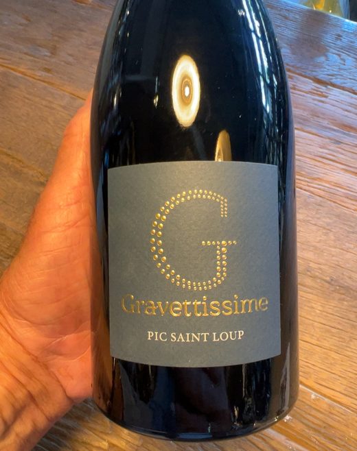 Fles Gravettissime van La Gravette de Corconne