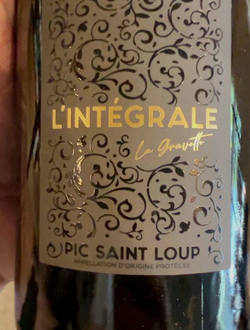 Fles L’Intégrale van La Gravette de Corconne