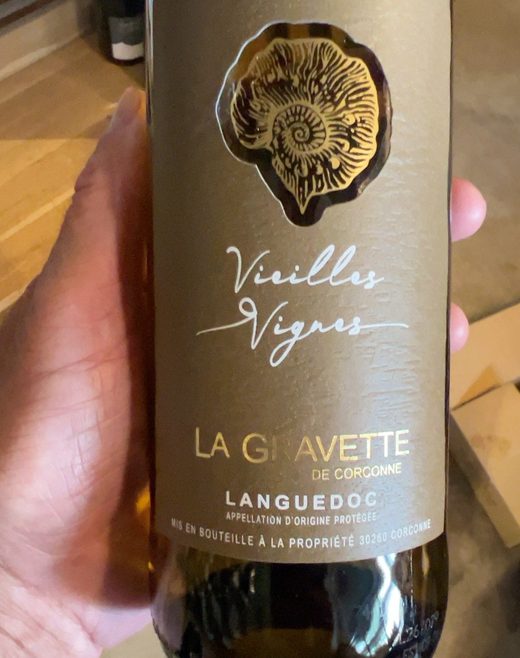 Fles Vieilles Vignes Blanc van La Gravette de Corconne